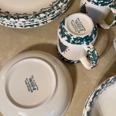 Stoneware Christmas grouping