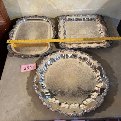 Silverplate Trays