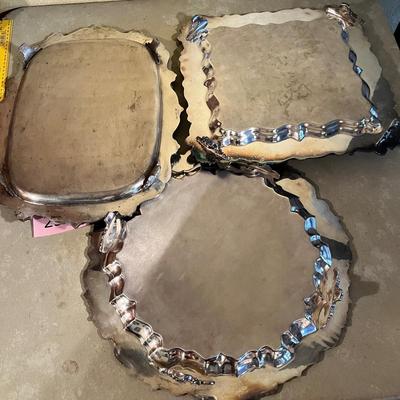 Silverplate Trays