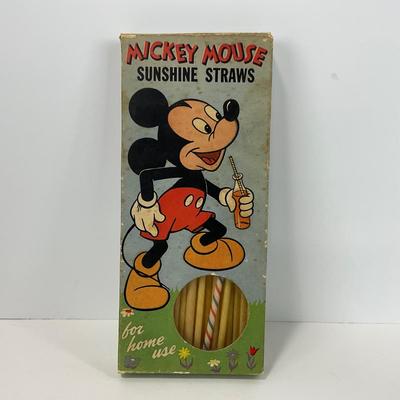 -152- COLLECTIBLE | Mickey Mouse Sunshine Straws