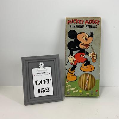-152- COLLECTIBLE | Mickey Mouse Sunshine Straws