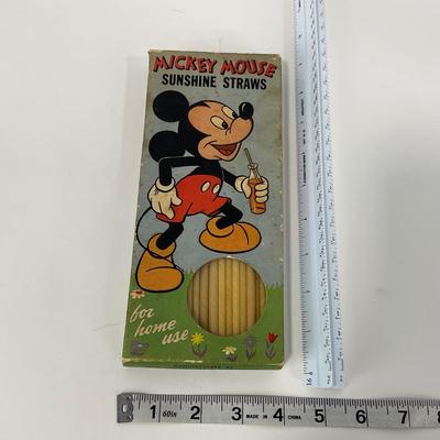 -152- COLLECTIBLE | Mickey Mouse Sunshine Straws