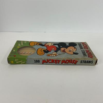 -152- COLLECTIBLE | Mickey Mouse Sunshine Straws