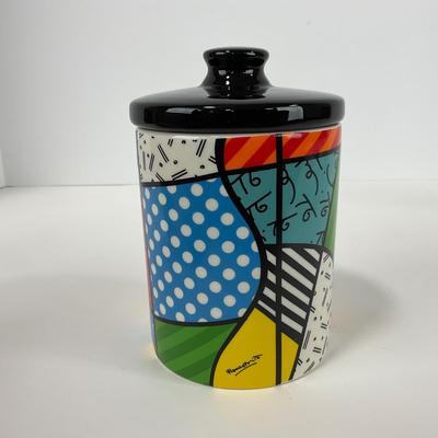-153- COLLECTIBLE | Romero Brito Disney Mini Mickey Mouse & Canister