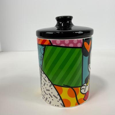 -153- COLLECTIBLE | Romero Brito Disney Mini Mickey Mouse & Canister