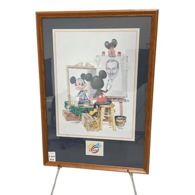 -154- WALL ART | Large Framed Print â€œSelf Portraitâ€ By Charles Boyer