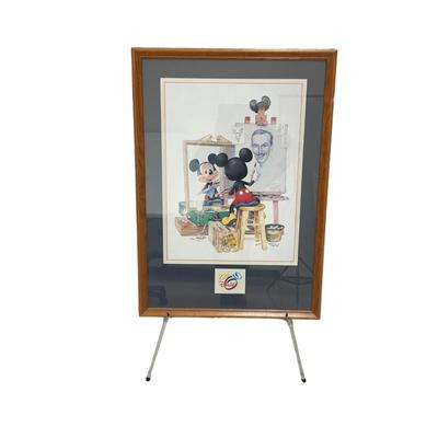 -154- WALL ART | Large Framed Print â€œSelf Portraitâ€ By Charles Boyer