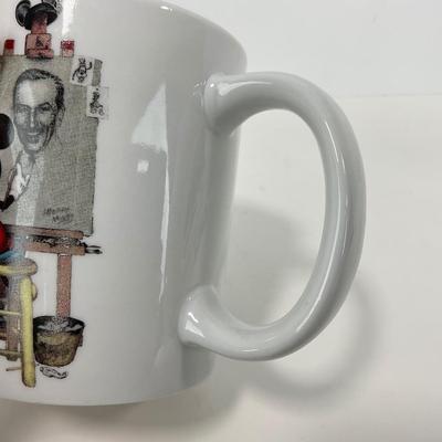 -155- COLLECTIBLE | Coffee Mug Of Print â€œSelf Portraitâ€ By Charles Boyer