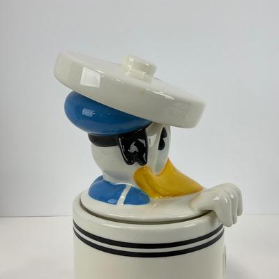 -158- COLLECTIBLE | Rare Disney Peek-A-Boo Donald Duck Canister