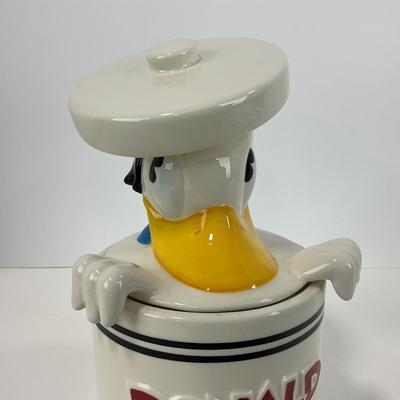 -158- COLLECTIBLE | Rare Disney Peek-A-Boo Donald Duck Canister