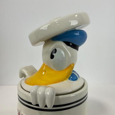 -158- COLLECTIBLE | Rare Disney Peek-A-Boo Donald Duck Canister