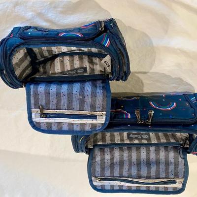 Lug trolley travel cosmetic bag - matching pair