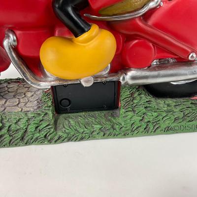 -164- GARDEN | One Mickey Mouse Motorcycle Garden Art