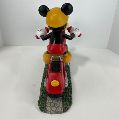 -164- GARDEN | One Mickey Mouse Motorcycle Garden Art