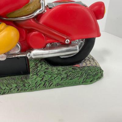 -164- GARDEN | One Mickey Mouse Motorcycle Garden Art