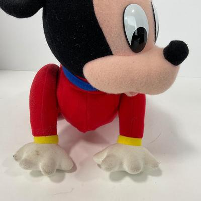 -165- TOYS | Vintage 1995 Mattel Disney Touch N Crawl Baby Mickey Mouse