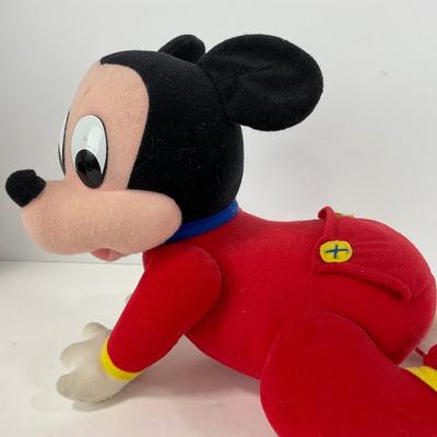 -165- TOYS | Vintage 1995 Mattel Disney Touch N Crawl Baby Mickey Mouse