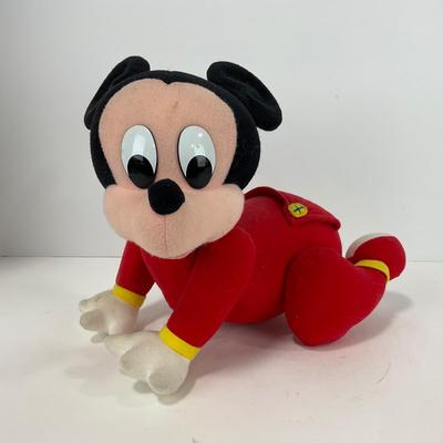 -165- TOYS | Vintage 1995 Mattel Disney Touch N Crawl Baby Mickey Mouse