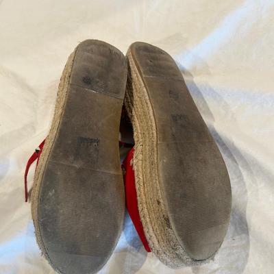Red suede - 38 - 7.5