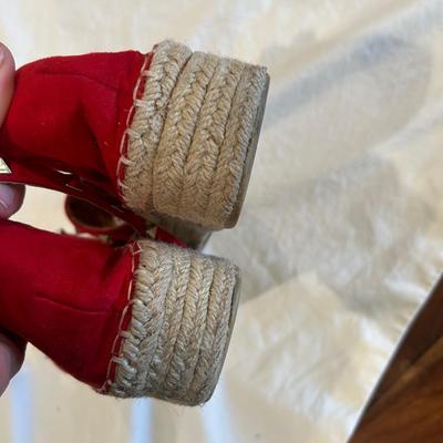 Red suede - 38 - 7.5