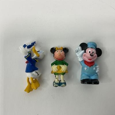 -171- COLLECTIBLE | Vintage Disney Mickey Mouse, Minnie Mouse, & Donald Duck Figures