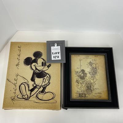 -172- WALL ART | Mickey Mouse Hanging Wall Art