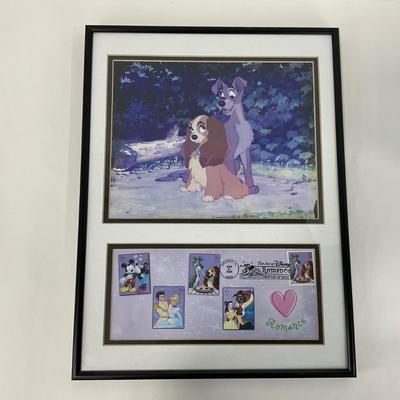 -176- WALL ART | Disney Framed Print & First Day Cover