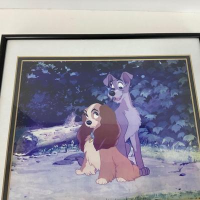 -176- WALL ART | Disney Framed Print & First Day Cover