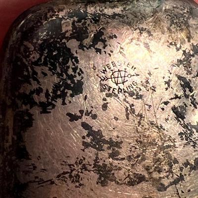 Vintage Sterling Silver Baby Rattles, Pin & Crucifix