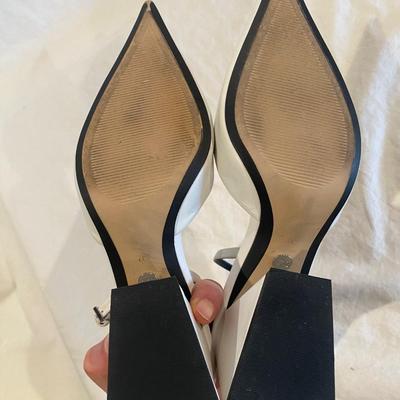 Zara white heels - size 6.5