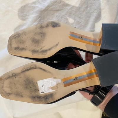 Sam Edelman - sz 7.5 black/gold