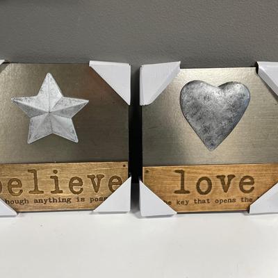 Wall art decor-love and believe