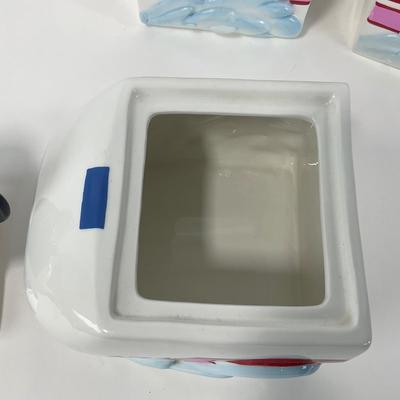 -177- COLLECTIBLE | Disneyland Matterhorn Bobsled Kitchen Canister Set