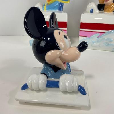 -177- COLLECTIBLE | Disneyland Matterhorn Bobsled Kitchen Canister Set
