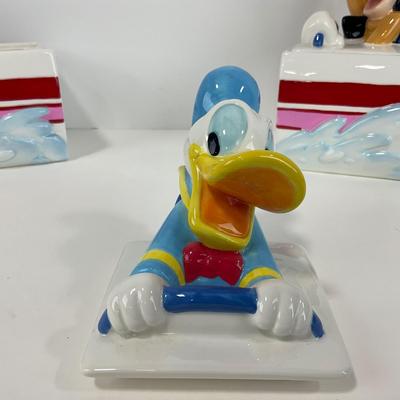 -177- COLLECTIBLE | Disneyland Matterhorn Bobsled Kitchen Canister Set