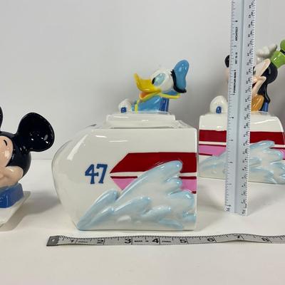 -177- COLLECTIBLE | Disneyland Matterhorn Bobsled Kitchen Canister Set