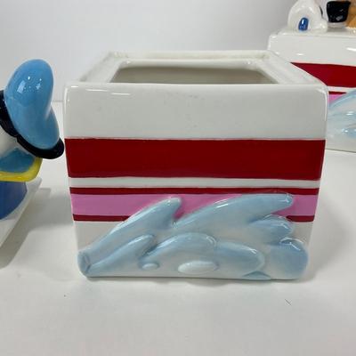 -177- COLLECTIBLE | Disneyland Matterhorn Bobsled Kitchen Canister Set