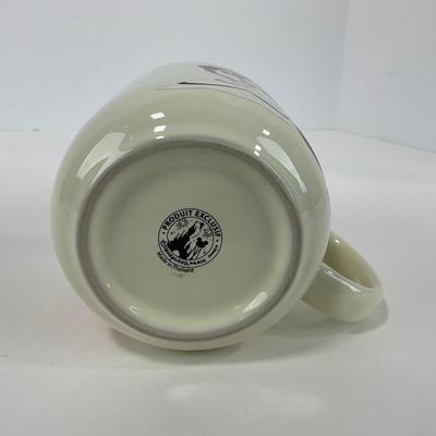 -179- COLLECTIBLE | Mickey & Minnie Mouse Mug & Wall Hanger