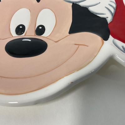 -180- HOLIDAY | Mickey & Minnie Mouse Holiday Platers