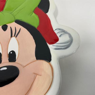 -180- HOLIDAY | Mickey & Minnie Mouse Holiday Platers