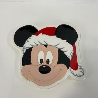 -180- HOLIDAY | Mickey & Minnie Mouse Holiday Platers