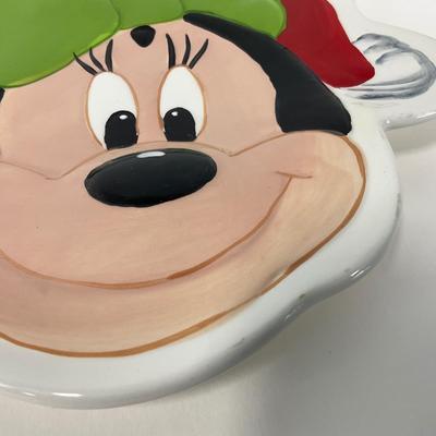-180- HOLIDAY | Mickey & Minnie Mouse Holiday Platers