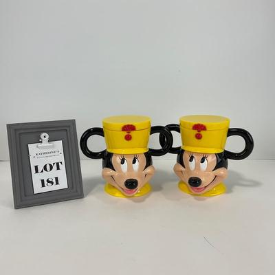 -181- COLLECTIBLE | Disney Mickey Mouse On Ice Covered Cups