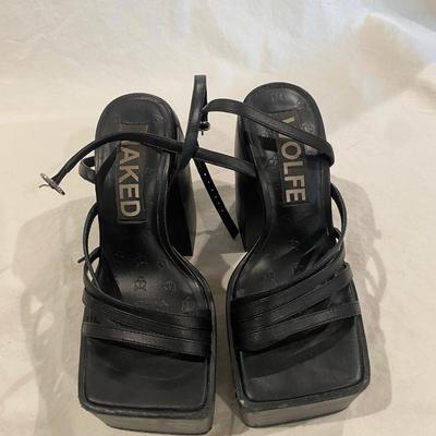 Naked Wolfe black platform - size 7