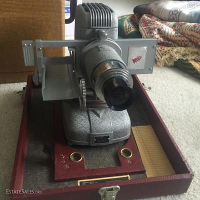 VIntage Projectors, and accessories, screens etc. Audio and Visual
