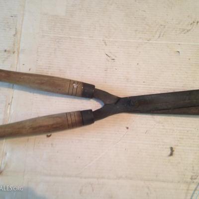Antique Scythe and Loppers