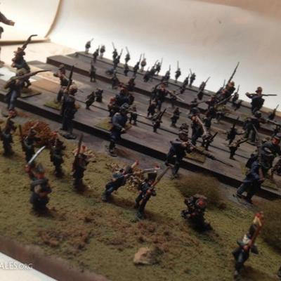 Assorted Die Cast and Resin Military Figures