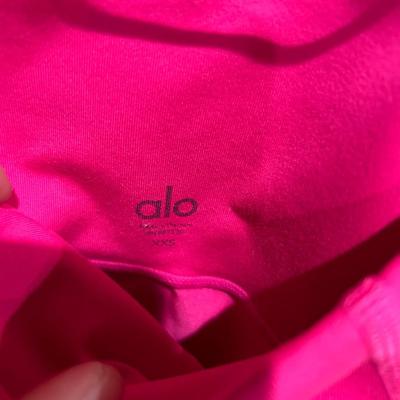 Alo pink set - bottom XXS. Top XS