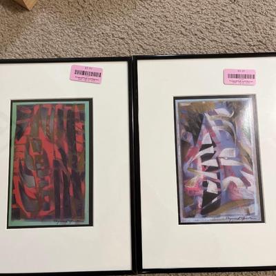 DR124-two framed pictures