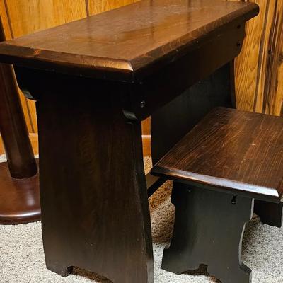Small table with even smaller table
